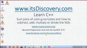 Learn c++ - How to program in c++ - Add, Subtract, multiply or divide numbers in c++, video 07