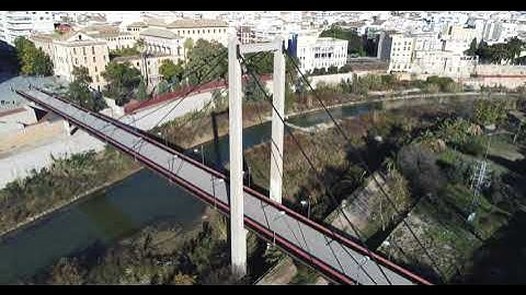 Using drones for the inspection and assessment of a pedestrian bridge