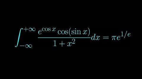 An amazing calculus result derived using contour integration