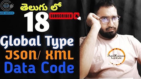 Convert JSON to XML and XML to JSON Using Web services-18 | XML JSON |