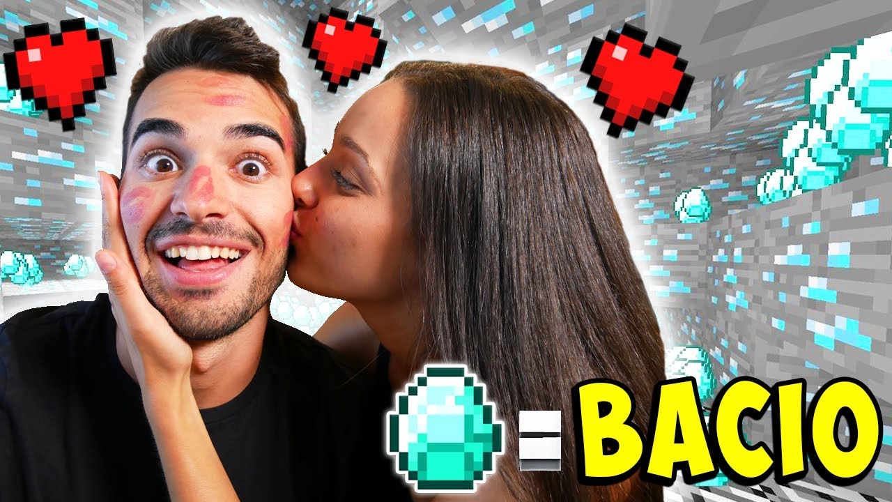 1 DIAMANTE = 1 BACIO con la MIA RAGAZZA - MINECRAFT CHALLENGE
