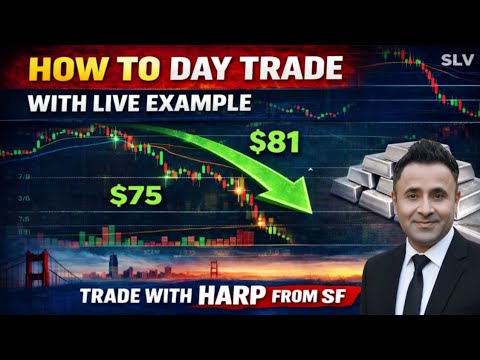How to Day Trade SLV (Live Example) | $81 to $75 - YouTube