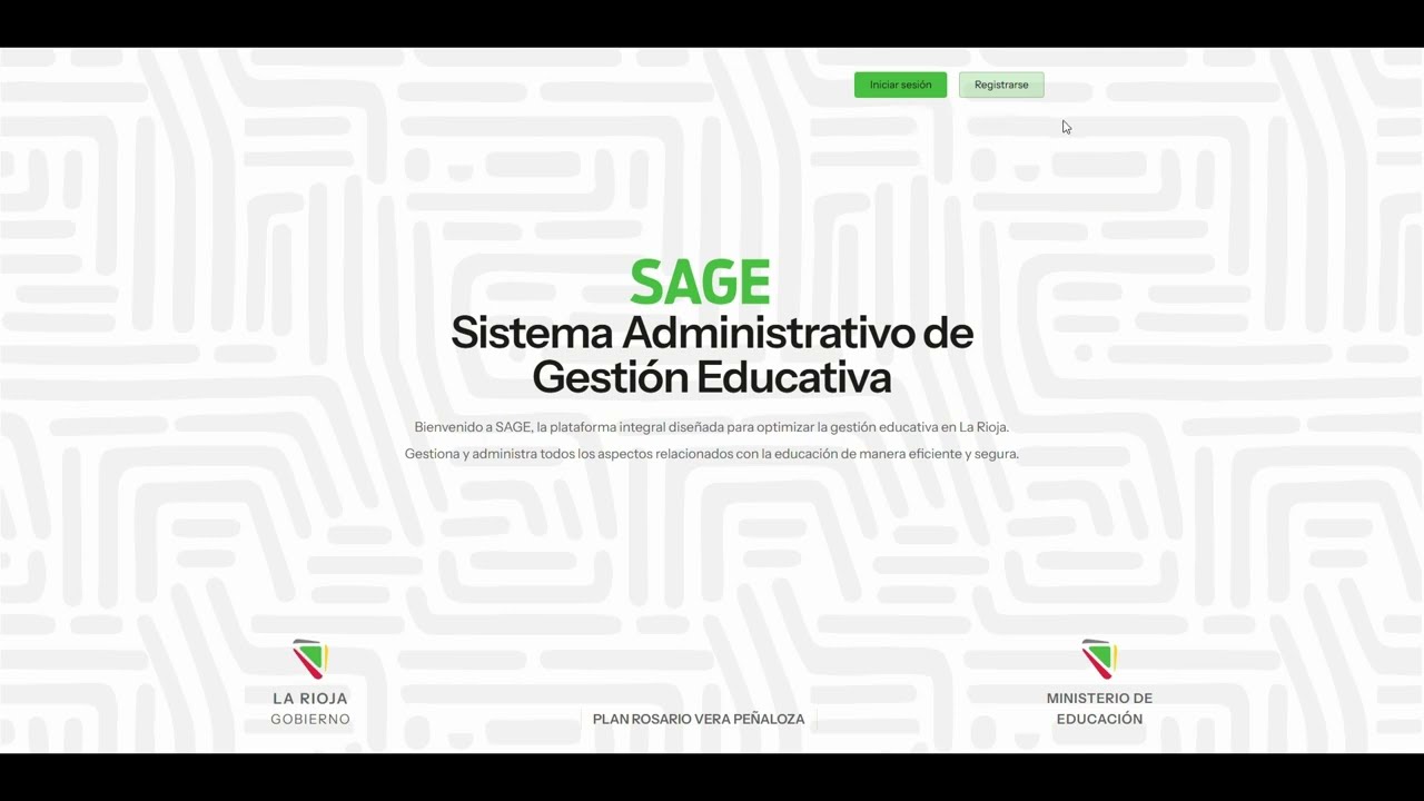 Tutorial Inicio de sesión SAGE 3.0