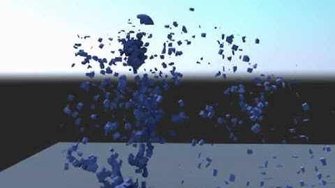 3ds max / Thinking particles - Tron Derezzed