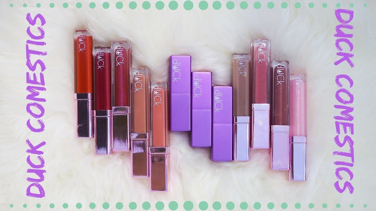  Duck Cosmetics  Lip products  Part 1 YouTube