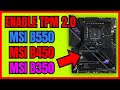Windows 11 Enable TPM 2 0 MSI B550 B450 B350 Ryzen AM4 Motherboard EASY GUIDE 2026 mp3