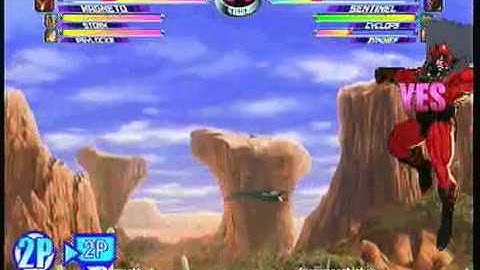 MvC2 Online (360): Brett (MSP) vs FuzzyMooChicken (Gief/Cyke/Sent) 6 .:5.12.10:.