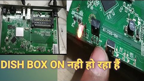 dish tv set top box dead solution  || No Power Box