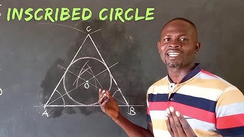 INSCRIBED CIRCLE ||GEOMETRIC CONSTRUCTION