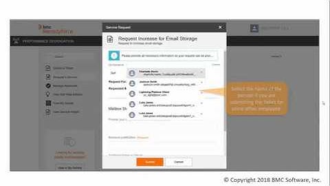 BMC Remedyforce Winter 18: Request a service in Self Service