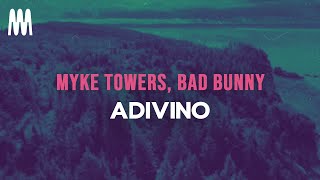 Myke Towers, Bad Bunny - ADIVINO (Letra/Lyrics)