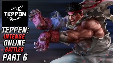 INTENSE Teppen Online Matches - Ryu Red Deck - Swipe Gameplay - Part 6 - iOS/Android