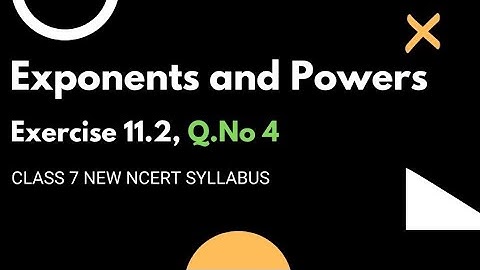 Exponents and powers Class 7 Math: Express Numbers as a Product of Prime Factors in Exponential Form