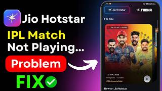 IPL Match Not Playing Fix 🔥 JioHotstar Not Working Today | Live Streaming Problem Solution 2026 screenshot 5