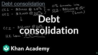 Debt consolidation | Loans and debt | Financial Literacy | Khan Academy