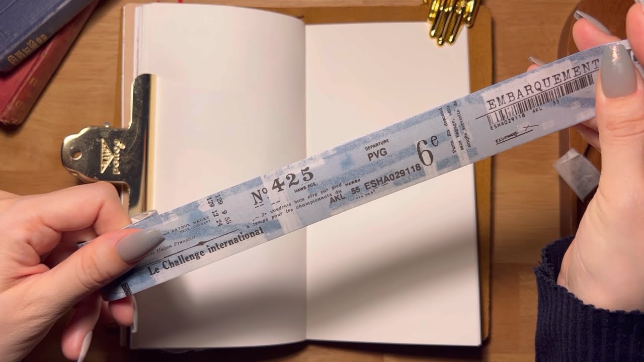 다꾸 ASMR 떠나고픈 마음🥾다이어리 꾸미기 scrapbooking ASMR scrapbook ideas