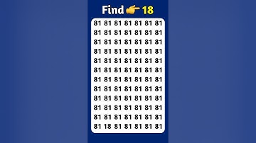 Find The Odd Number 18 #findtheoddnumber #shorts #maths #riddle #puzzle #viral #viralshorts #quiz