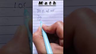 30 % of 45#maths#shorts#viral