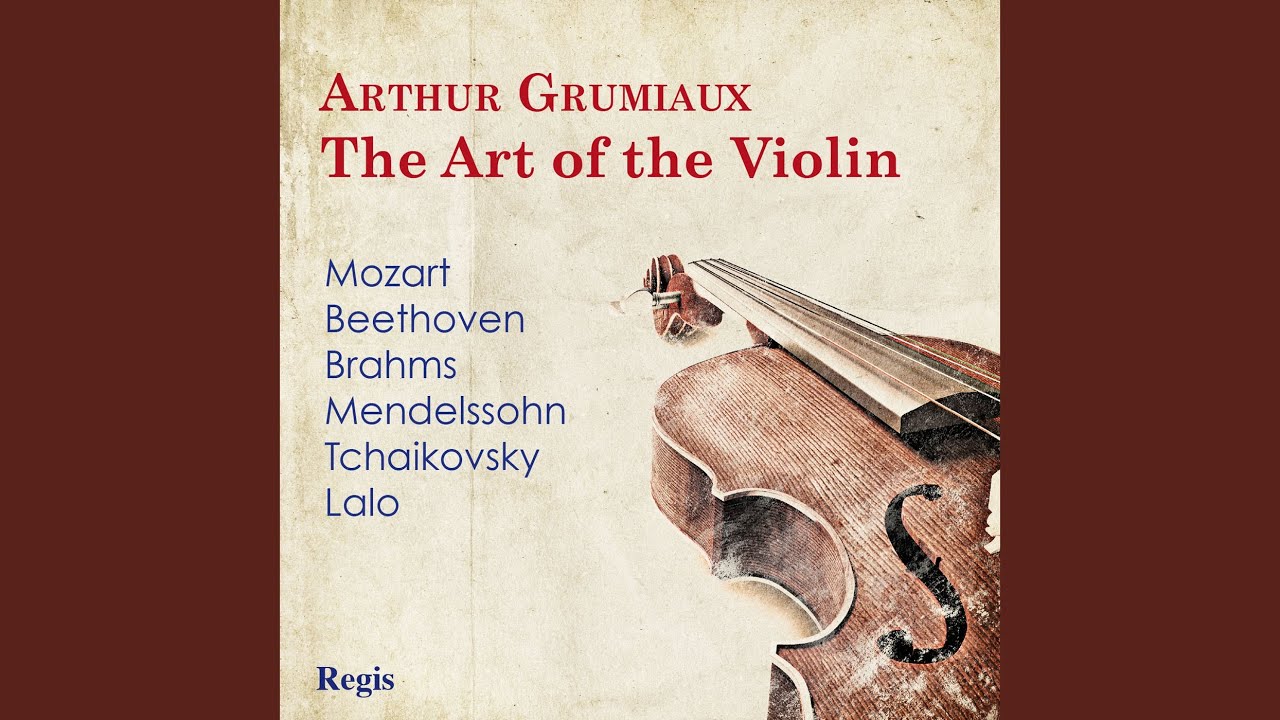 Guarda Symphonie Espagnole in D Minor, Op. 21: III. Andante su YouTube