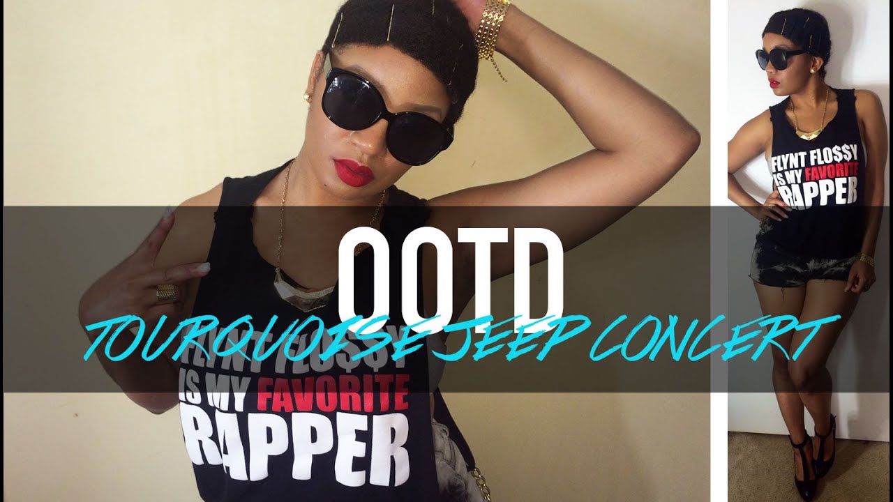 OOTD (TURQUOISE JEEP CONCERT)