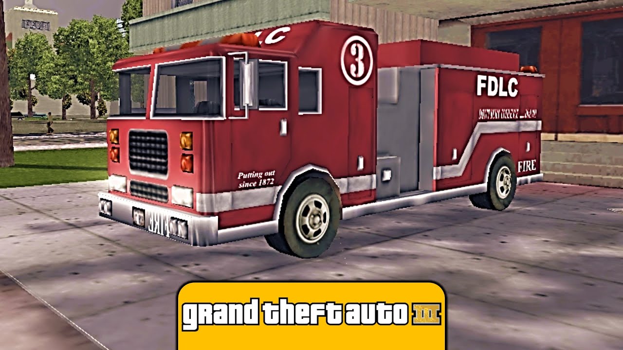 GTA 3 - Vehicle Mission: Firefighter (20 Fires On Each Island) - YouTube