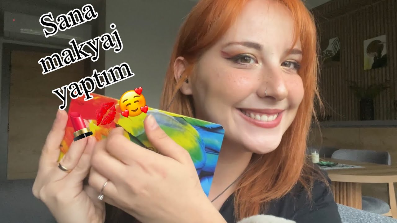 Sana makyaj yapıyorum🥰💄💋#asmr #makeup #fısıltı 
