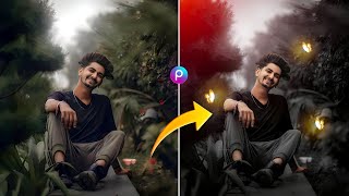 PicsArt dark and glowing butterfly photo editing | PicsArt photo editing | Fed Editz screenshot 3