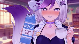 Would you like my ASMR milk  ?? Kisses, Mouth Sounds, Heartbeat, Good boy, Mommy,Whispering,Tapping