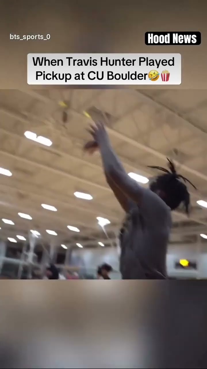 “You see what I did?” #hoodnews #travishunter #colorado #basketball #sports #omg #wow #how #lol #wtf