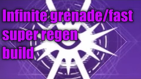 Infinite grenade/fast super regen build, voidwalker | Destiny 2
