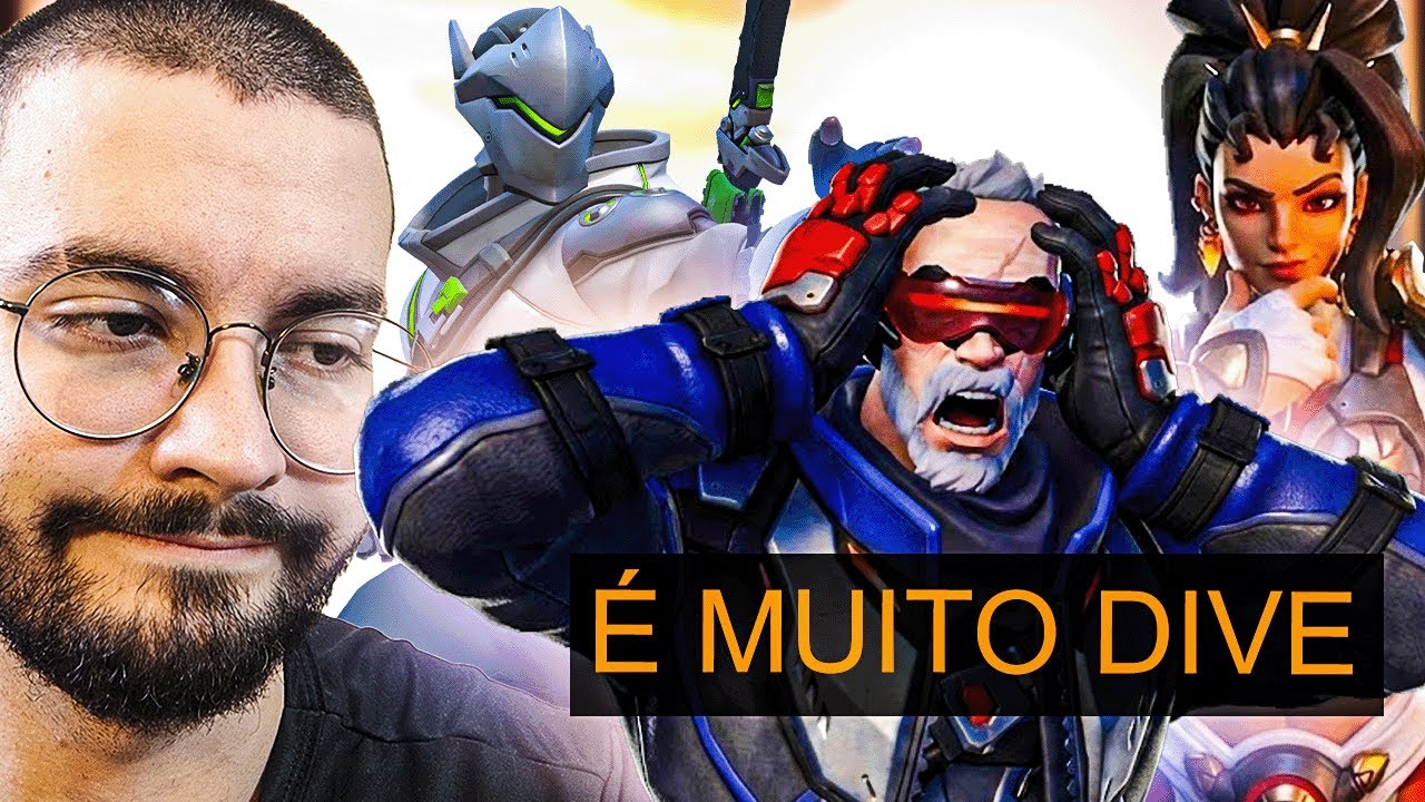 Passei Mal Jogando Contra FULL DIVE (Só boneco seboso) | Overwatch 2