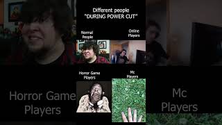 Gamers During a Power Outage😭💀#game