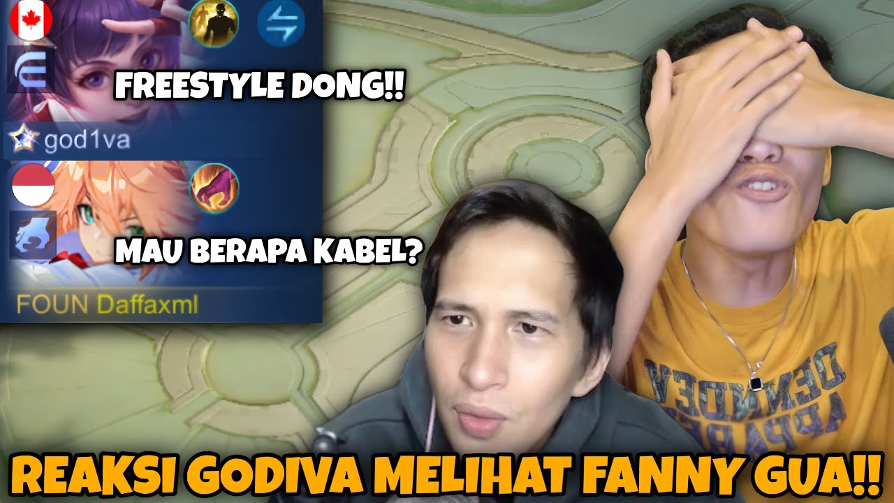 Reaksi GODIVA Melihat Fanny Gua!! Awalnya BAHAGIA Tapi Endingnya kok BEGINI ??!! - Mobile Legends