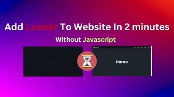 Add Loading Animation to Website in 2 Minutes!