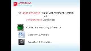 Lavastorm Fraud Manager Product Tour