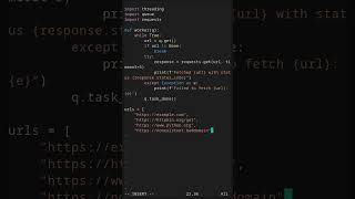 Simple Threaded Web Scraper with Queue