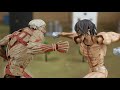STOP MOTION 進撃の巨人 エレン VS ライナー eren vs reiner attack on titan