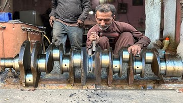 Crankshaft Broken in Two? Watch How It Was Fixed!”