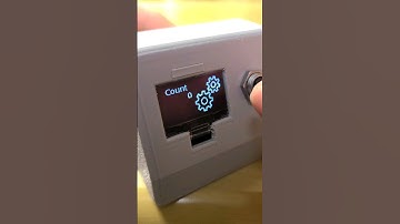 Rotary encoder demo using ATtiny85 #arduino #electronics #diy #technology #shorts #robot