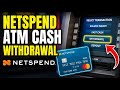 How to withdraw with Netspend debit card at ATM locations - Easy Tutorial