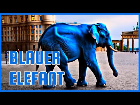 BENAISSA - BLAUER ELEFANT ( MAN IN THE MIRROR )