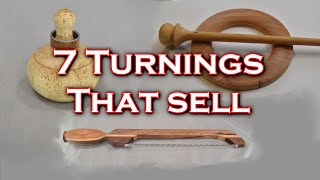 My 7 best selling woodturnings at craft shows you have to see.