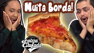 Uma PIZZA com uma BORDA ENORME! || PIZZA AO ESTILO DE CHICAGO