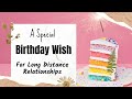 Special Happy Birthday Message for...