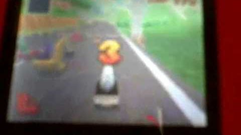 Fun with action replay DS *mario kart*