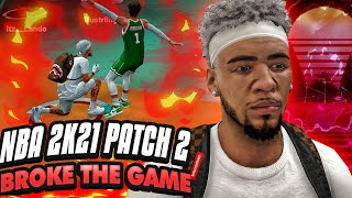 PATCH 2 BROKE NBA 2K21! New Method = ALL GREENS! Shooting Is BROKEN!