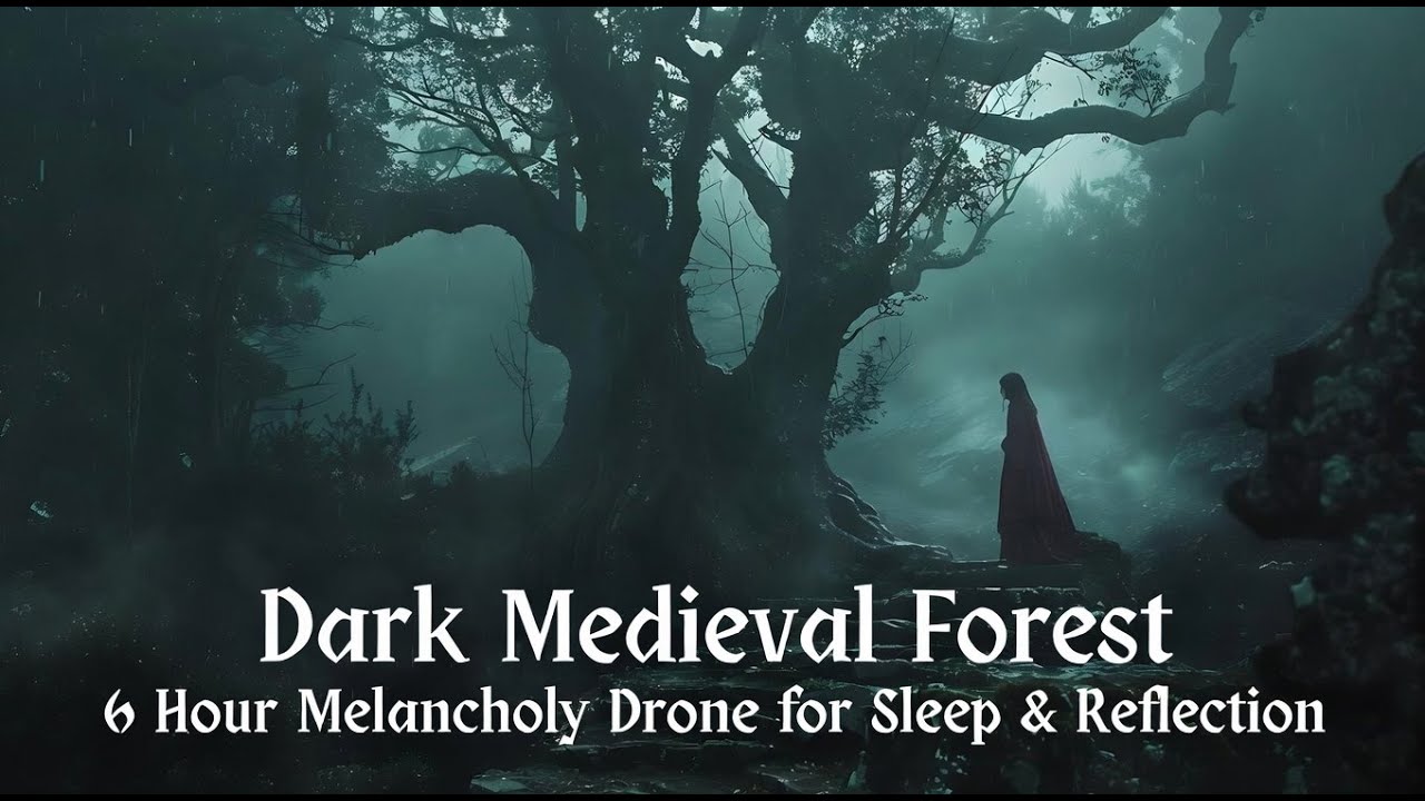Dark Medieval Forest | 6 Hour Melancholy Drone for Sleep & Reflection