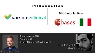 Webinar for VarSome Clinical in collaboration with 4bases for Italy.