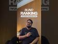 Blind Ranking Edisi "Hal yang Bikin Jantungan Pas Syuting"