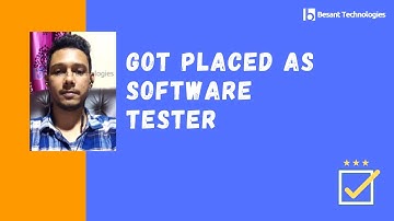 Fresher Fazeel Placed QA Tester | 4 Lacs Salary | Software Testing Courses with Jobs | Besant Tech